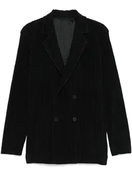Homme Plissé Issey Miyake: Чёрные пиджаки 