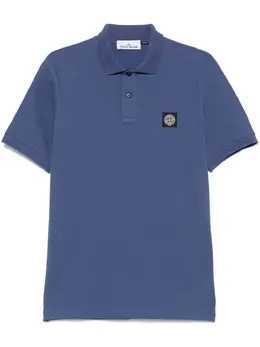 Stone Island: Фиолетовое поло 
