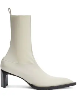 Jil Sander: Белые ботинки 