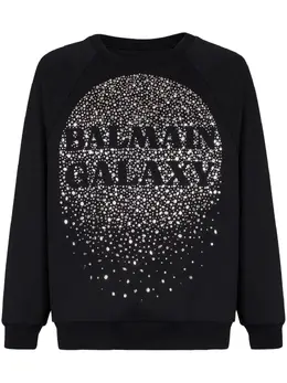Balmain: Чёрный свитшот 