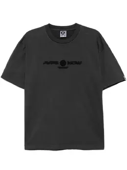 AAPE BY *A BATHING APE®: Тёмная футболка 