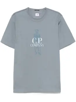 C.P. Company: Футболка с вышивкой 