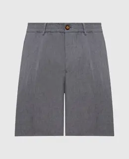 Brunello Cucinelli: Серые шорты 