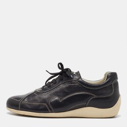 Salvatore Ferragamo: Чёрные кроссовки 