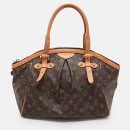 Louis Vuitton: Коричневая сумка 