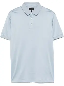 Emporio Armani: Поло с принтом 