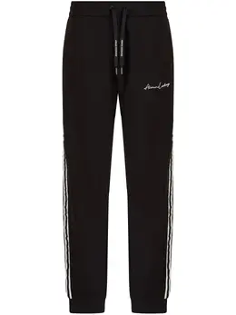 Armani Exchange: Чёрные брюки 