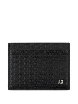 Armani Exchange: Чёрный картхолдер 