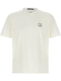 C.P. Company: Белая футболка 