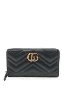 Gucci Pre-Owned: Чёрный кошелёк 
