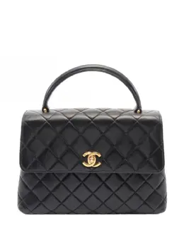 CHANEL Pre-Owned: Чёрная сумка 