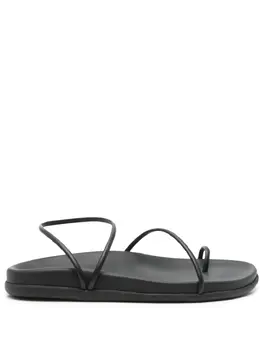 Ancient Greek Sandals: Чёрные сандалии  Kansiz