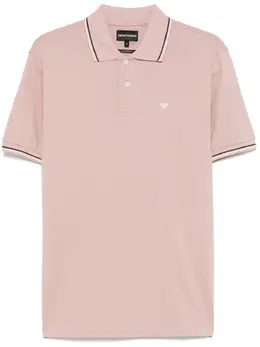 Emporio Armani: Поло с принтом 