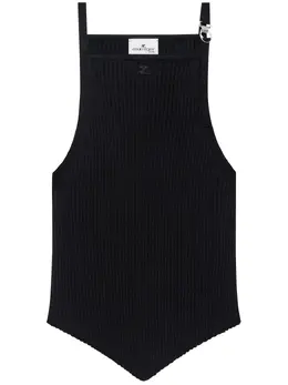 Courrèges: Чёрная майка 