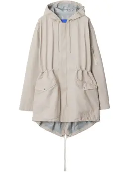 Burberry: Хлопковый пуховик 