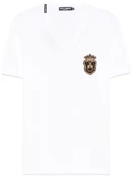 Dolce & Gabbana: Белая футболка  T