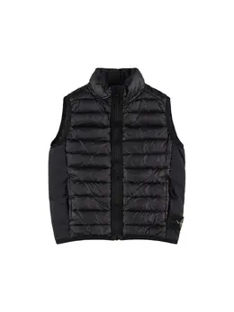 STONE ISLAND JUNIOR: Чёрный жилет 