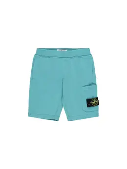 STONE ISLAND JUNIOR: Хлопковые шорты 