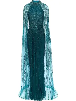 Jenny Packham: Голубое платье 