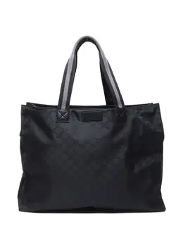 Gucci Pre-Owned: Чёрная сумка-шоппер 