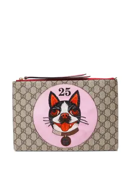 Gucci Pre-Owned: Бежевый клатч 