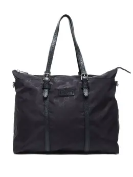 Gucci Pre-Owned: Чёрная сумка-шоппер 
