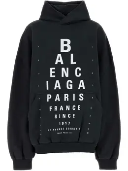 Balenciaga: Толстовка оверсайз 