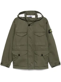 Stone Island: Зелёная куртка  Compass