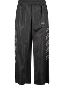 Off-White: Брюки  Diag Stripe в полоску