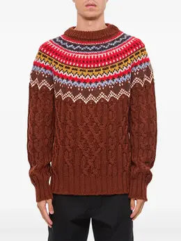 Moncler Grenoble: Красный свитер 