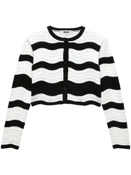MSGM: Чёрный кардиган 