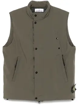 Stone Island: Зелёный жилет 