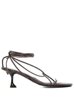 Proenza Schouler: Коричневые сандалии 