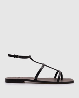 Brunello Cucinelli: Чёрные сандалии 