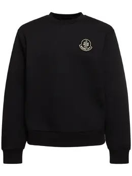 MONCLER: Хлопковый свитшот 