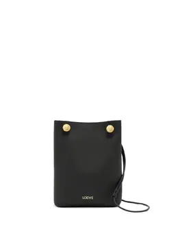LOEWE: Чёрный клатч 