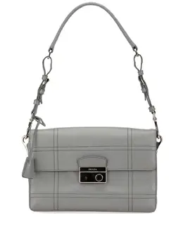 Prada Pre-Owned: Серая сумка 