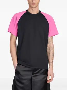 Comme des Garçons Homme Plus: Двухцветная футболка 