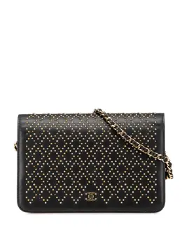 CHANEL Pre-Owned: Чёрный кошелёк 