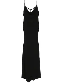 Mugler: Чёрное платье 