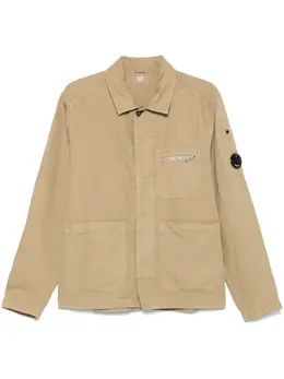 C.P. Company: Бежевая рубашка 