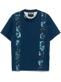 Versace Jeans Couture: Синяя футболка 