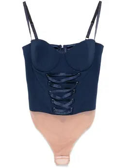 Elisabetta Franchi: Синий боди 