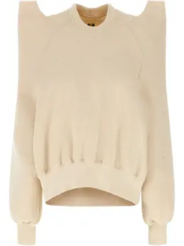 Rick Owens DRKSHDW: Бежевый свитшот 