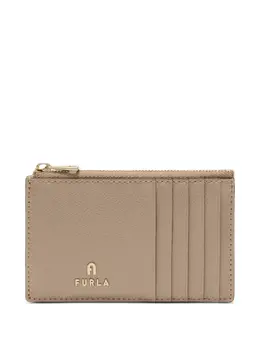Furla: Бежевый кошелёк 