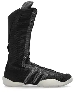Y-3: Чёрные кроссовки 