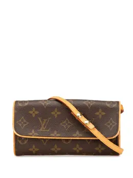 Louis Vuitton Pre-Owned: Коричневая сумка через плечо 