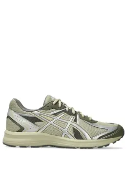 ASICS: Зелёные кроссовки 
