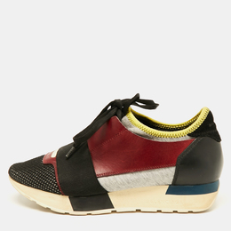 Balenciaga: Многоцветные кроссовки  Race Runner