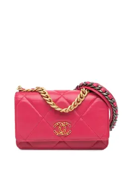 CHANEL Pre-Owned: Розовый кошелёк 